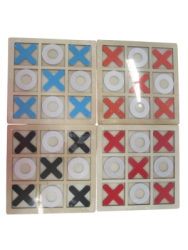 JUEGO TATETI DE MADERA