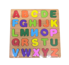 ENCASTRABLES MADERA LETRAS
