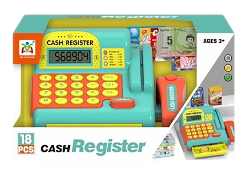 CAJA REGISTRADORA CON ACCESORIOS