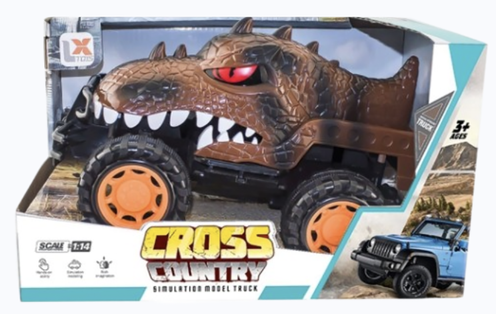 CAMION MONSTER DINOSAURIO A FRICCION