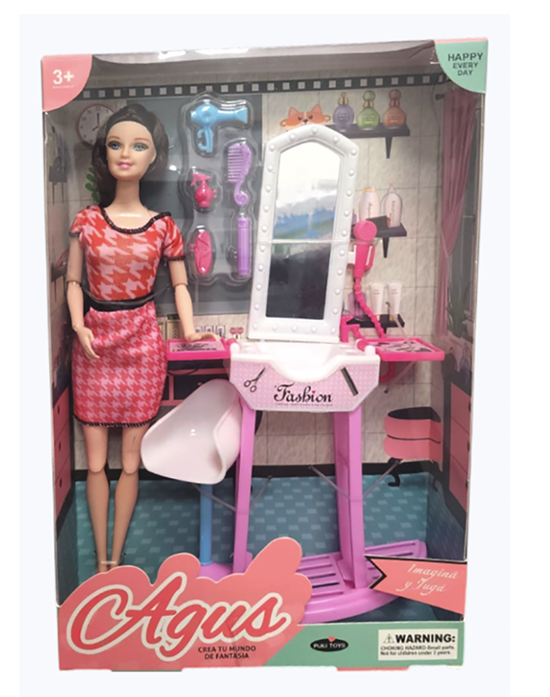 MU�ECA AGUS CON SET DE BELLEZA