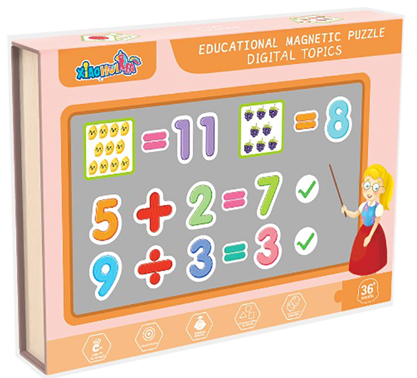 LIBRO MAGNETICO NUMEROS CON PIZZARRA