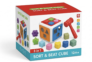 JUEGO FORMAS ENCASTRABLES CON MARTILLO