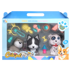 SET 3 PETS CON ACCESORIOS