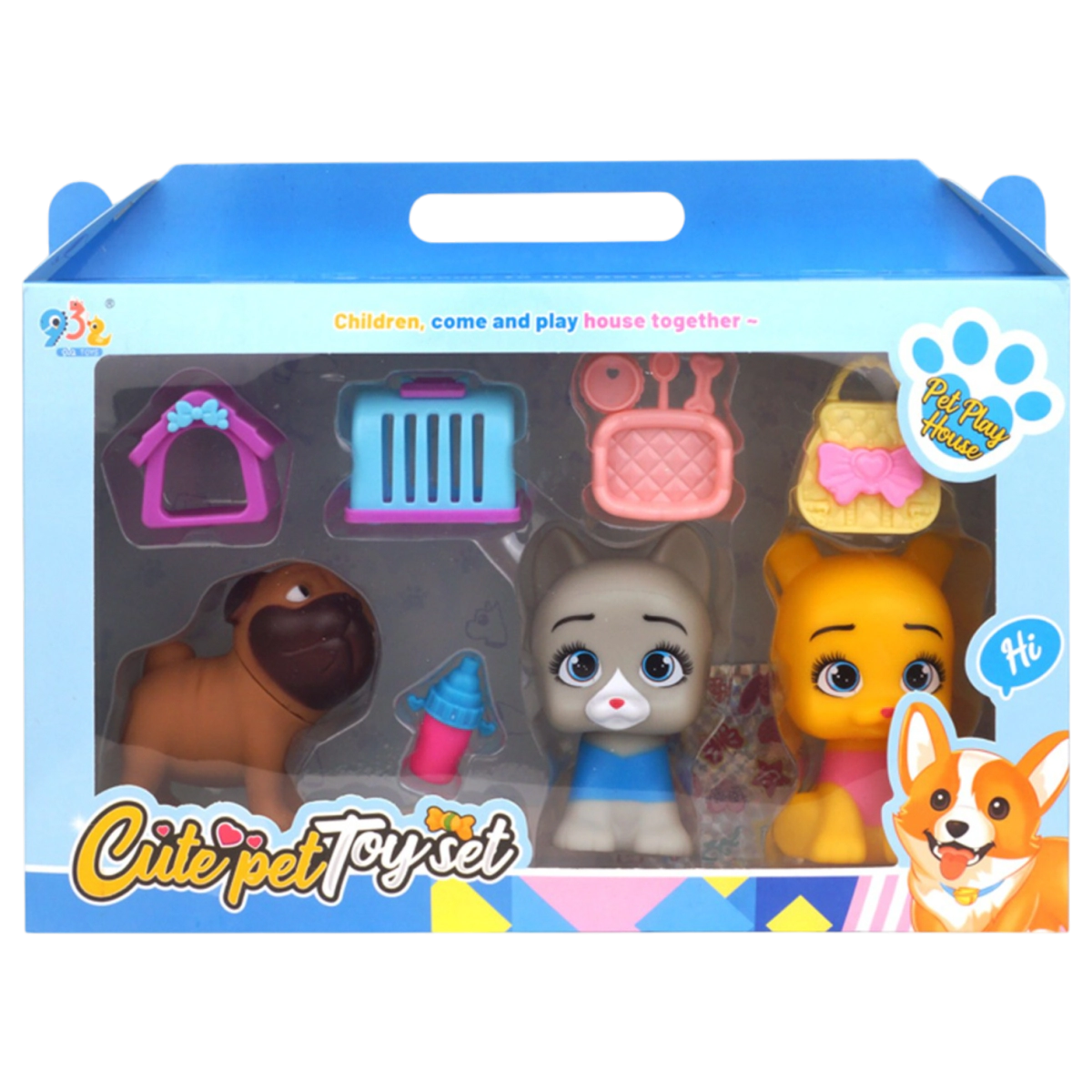 SET 3 PETS CON ACCESORIOS