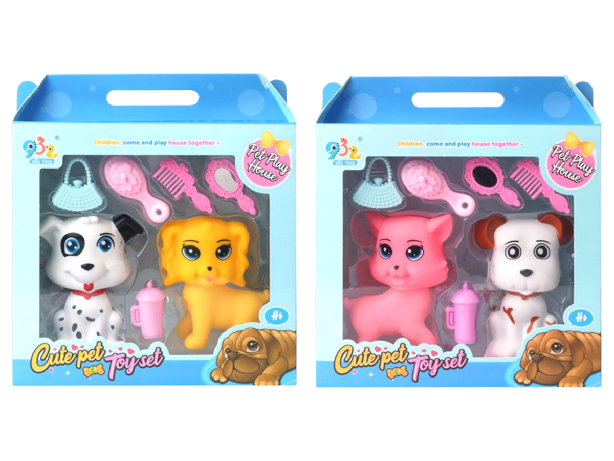 SET 2 PETS CON ACCESORIOS