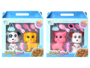 SET 2 PETS CON ACCESORIOS