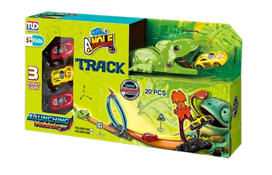 Pista De Auto Dinosaurio