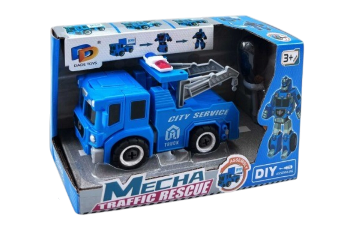 TRASNFORMER CAMION CIUDAD DIY