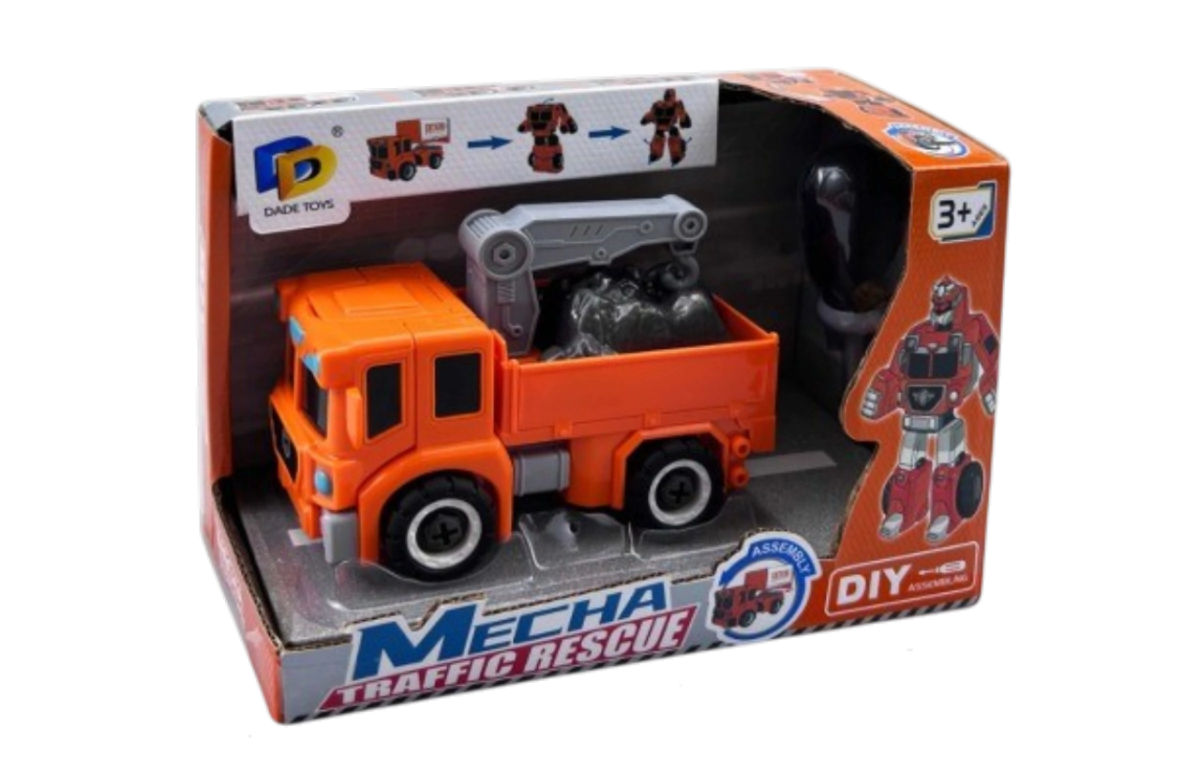 TRASNFORMER CAMION CIUDAD DIY
