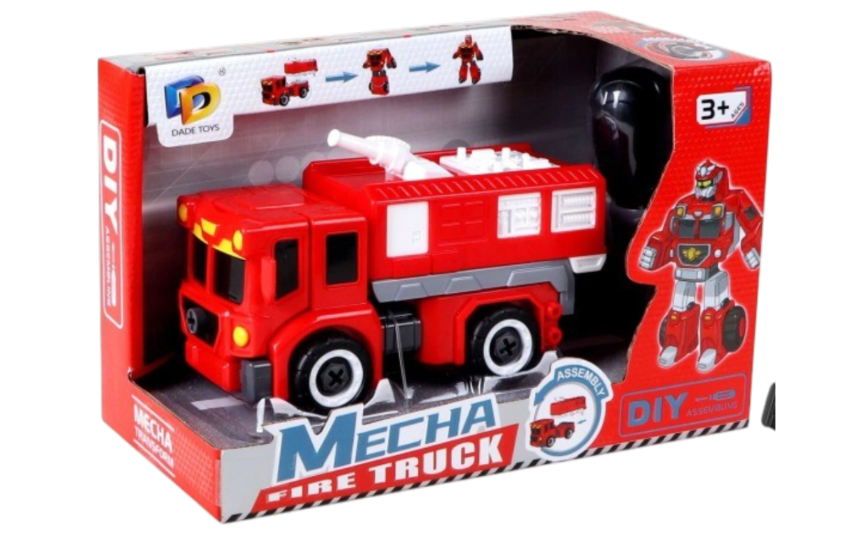 TRANSFORMER CAMION BOMBERO DIY