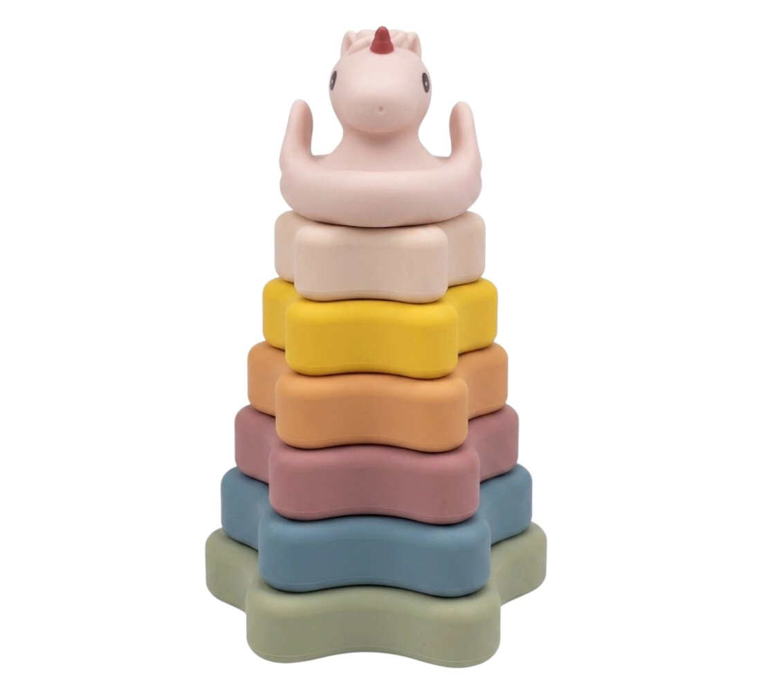 Torre encastrable de silicona infantil
