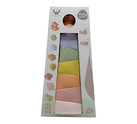 Jenga de silicona torre infantil