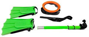 SNORKEL CON PATAS DE RANA + 3 A�OS