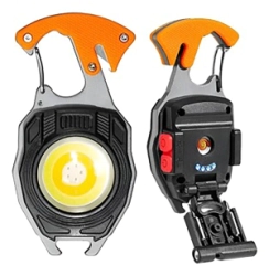 LINTERNA SUPERVIVENCIA CON DESTORNILLADOR PHILIP Y PLANO, SILBATO, ENCENDEDOR ELECTRICO Y CORTA CINT