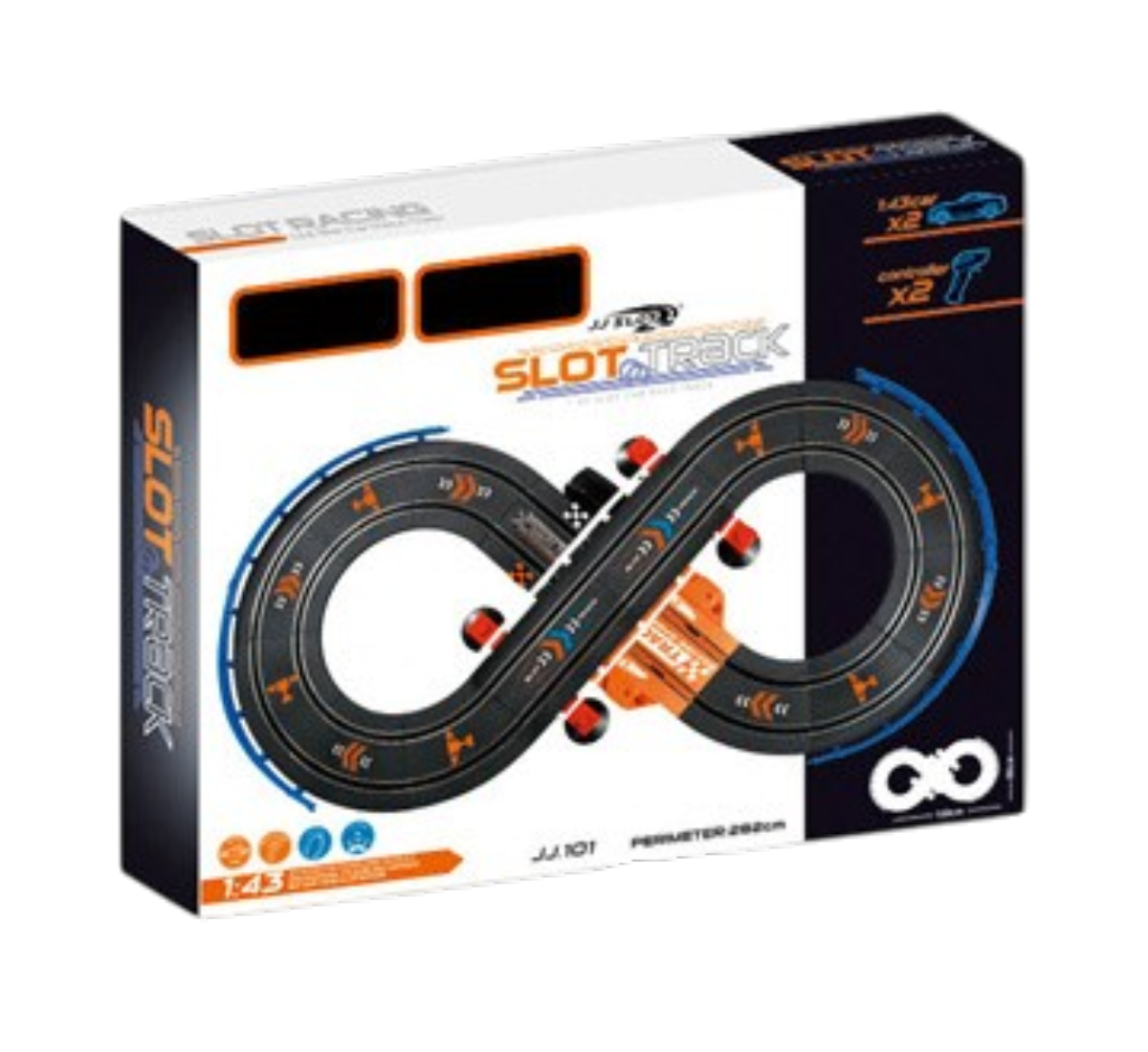 Pista de autos de carreras 120cm