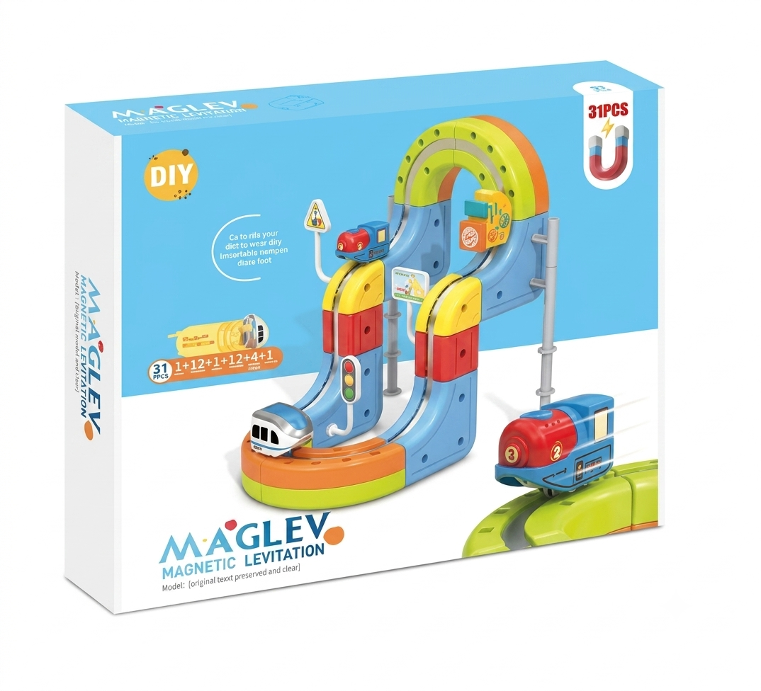 Pista de tren magnetica 31 pcs DIY