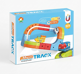 Pista de tren magnetica 12 pcs DIY