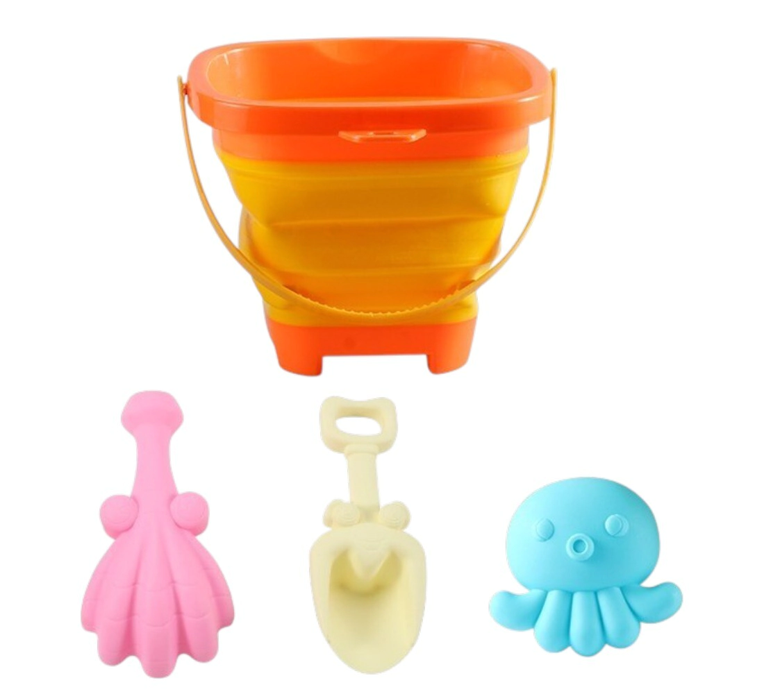 Set de playa balde + accesorios Mar 4 pcs