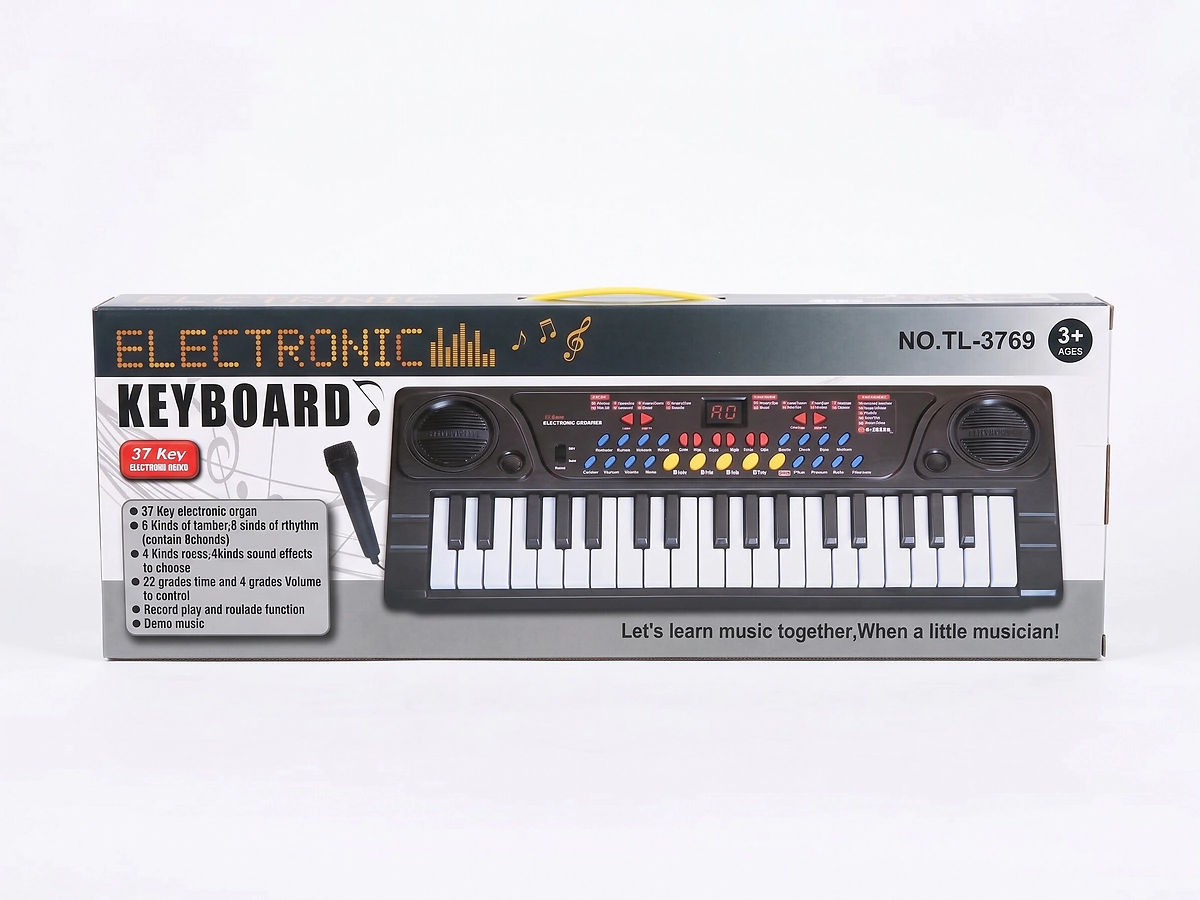 Piano musical electrico + microfono