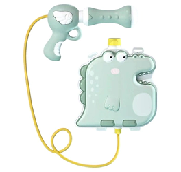 Pistola de agua + mochila cocodrilo