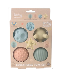 Pelotas de goma con textura x4