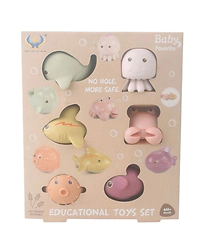 Animalitos de goma para el agua x 6