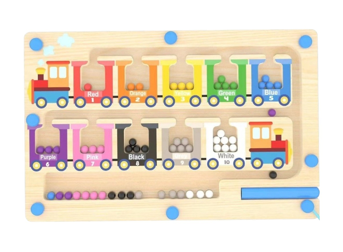 Juego de madera montessori laberinto