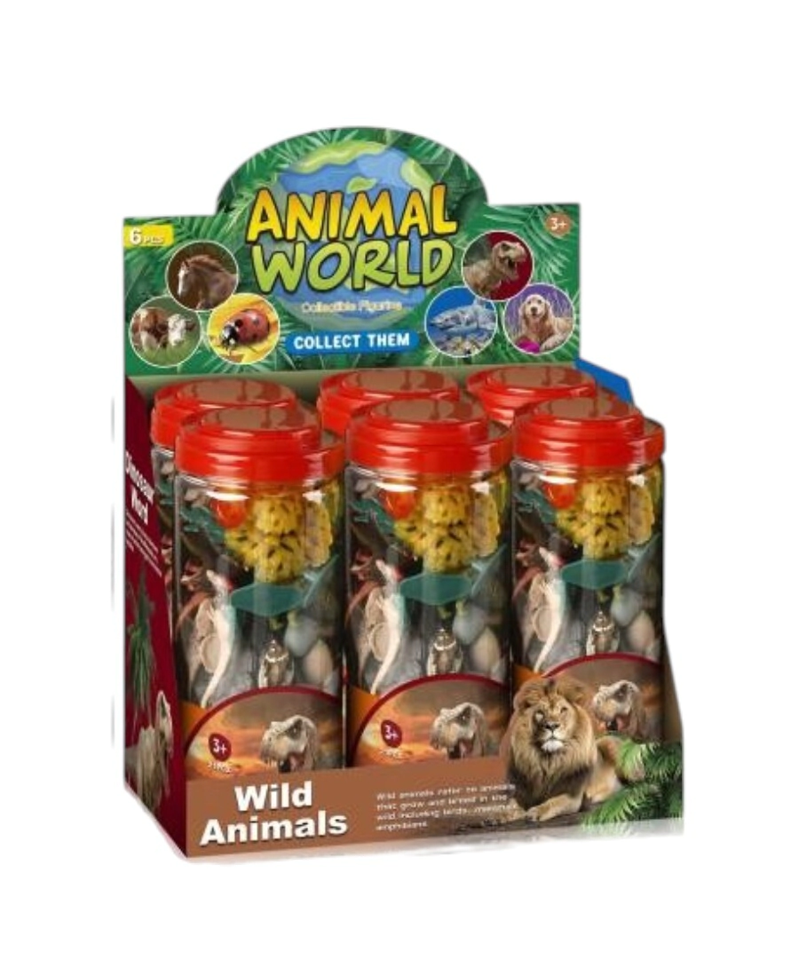 Set de animales dinosaurios en tubo x 21 pcs