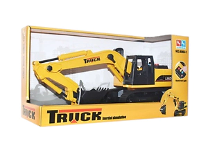 Maquina de construccion excavadora