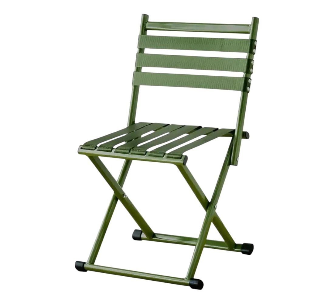 Silla de aluminio plegable miltiar