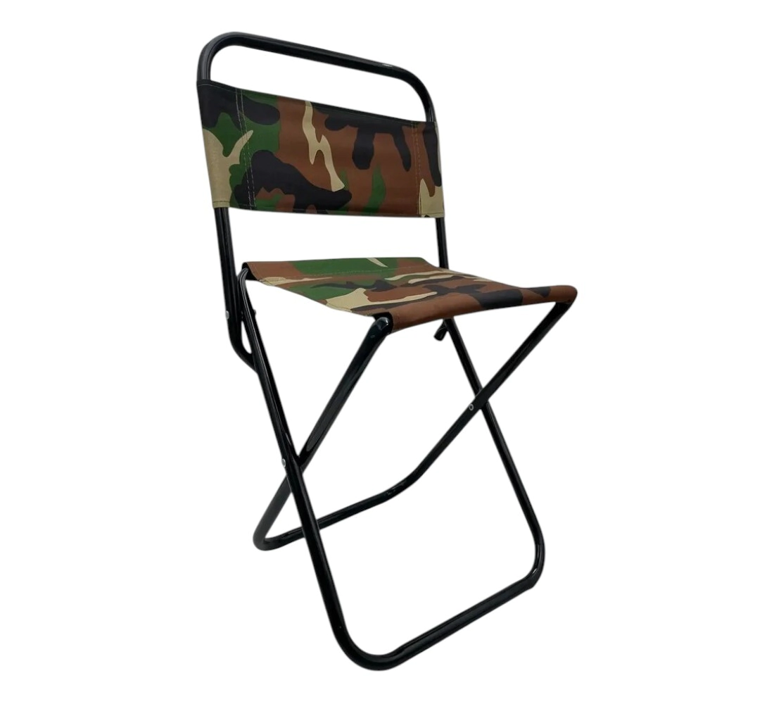 Silla banquito camuflado plegable