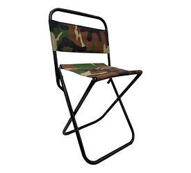 Silla banquito camuflado plegable