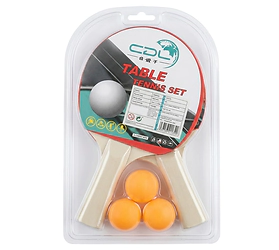 Set de paletas de ping pong + pelotas