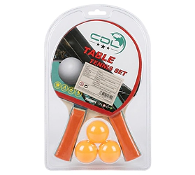 Set de paletas de ping pong + pelotas