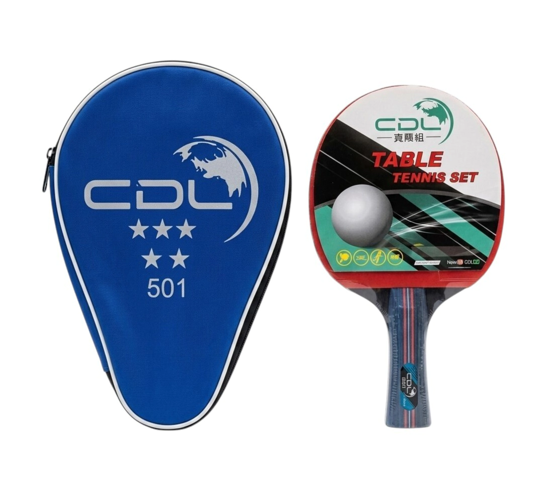 Paleta de ping pong  5 estrellas + estuche