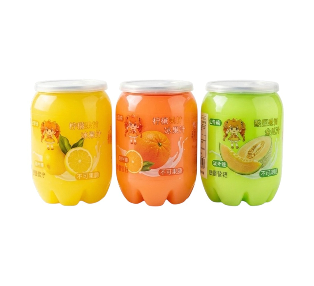 Slime en frasco frutas