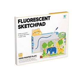 Pizarra de dibujo con luz led fluorecente