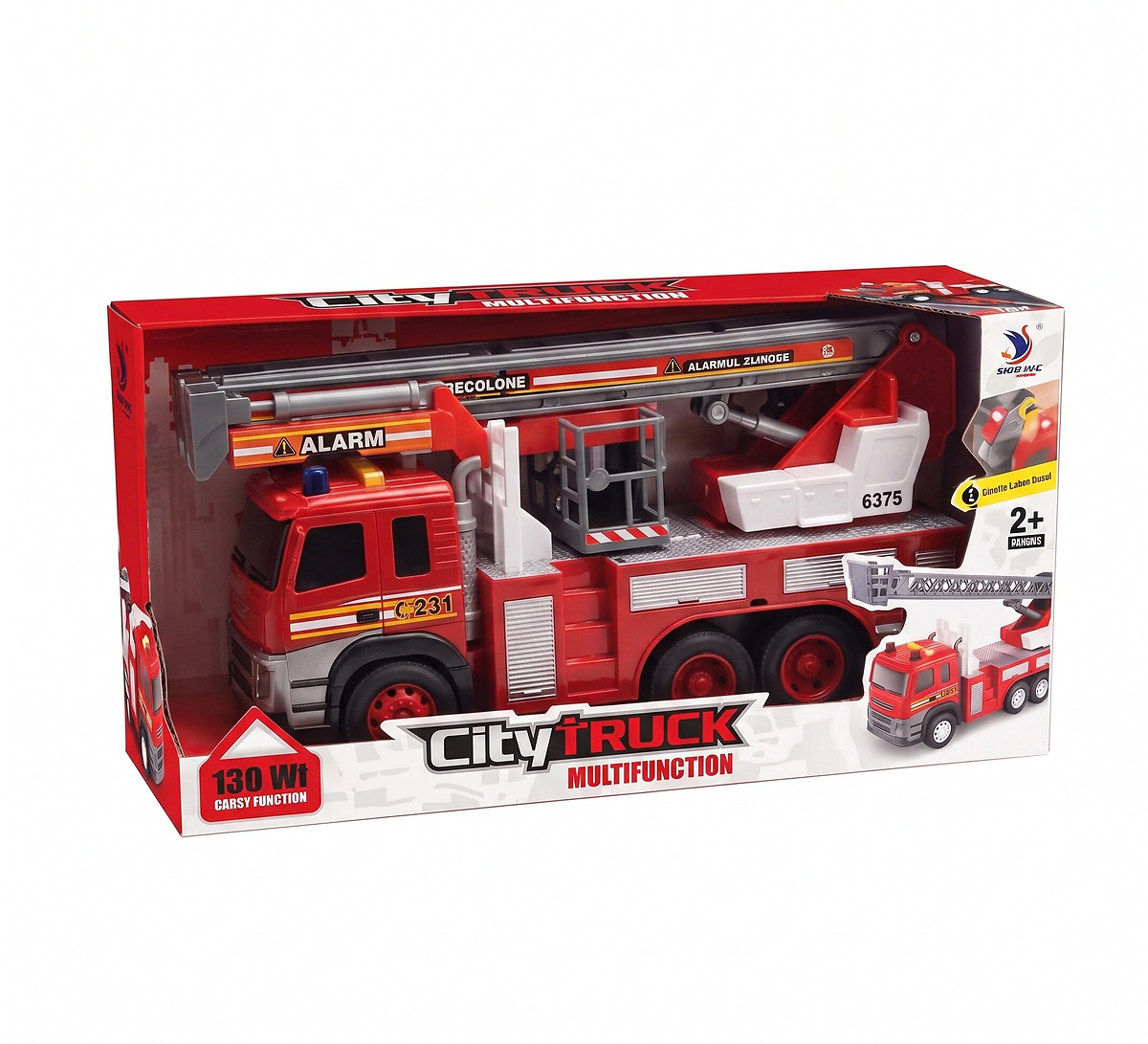 Camion de bomberos con luz y sonido