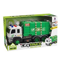 Camion de basura con luz y sonido