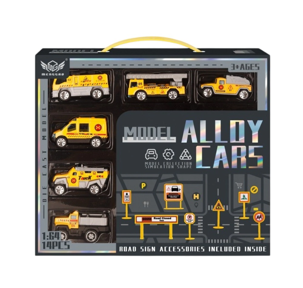 Set de veh�culos en miniatura contruccion