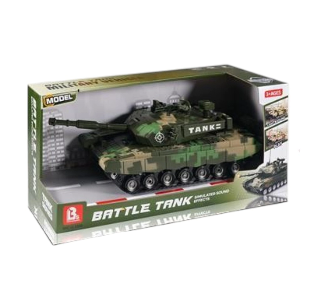 Tanque militar con luz y sonido