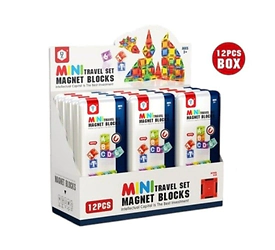 Bloques magneticos en lata 40 pcs Aprendizaje
