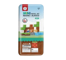 Bloques magneticos en lata 38 pcs estilo de Minecraft