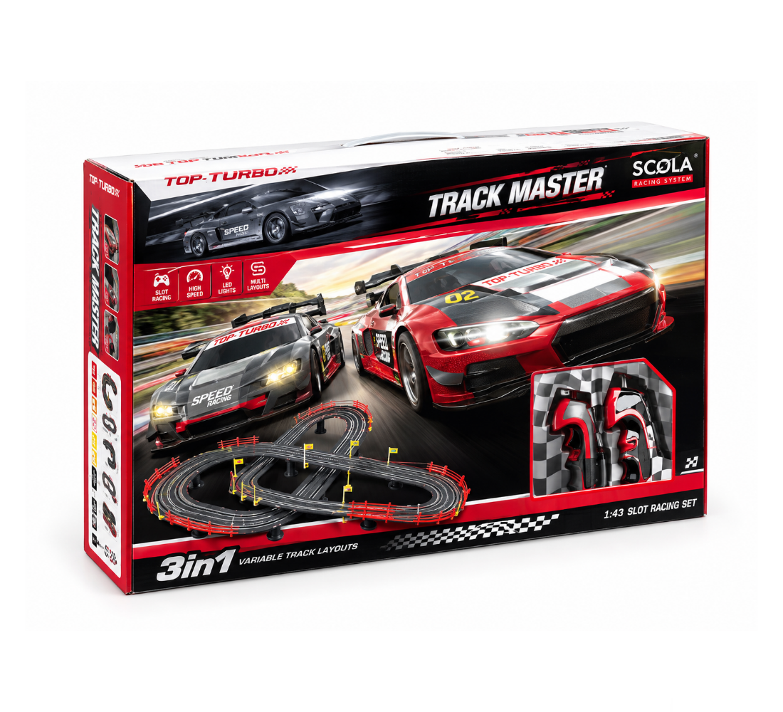 P�sta de carreras Audi Track Master 3 en 1